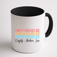 Empty Shelves Joe Retro Signature Coffee Mug