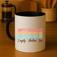 Empty Shelves Joe Retro Signature Coffee Mug