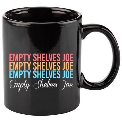 Empty Shelves Joe Retro Signature 11oz C Handle Ceramic Mug