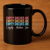 Empty Shelves Joe Retro Signature 11oz C Handle Ceramic Mug