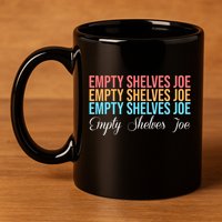 Empty Shelves Joe Retro Signature 11oz C Handle Ceramic Mug