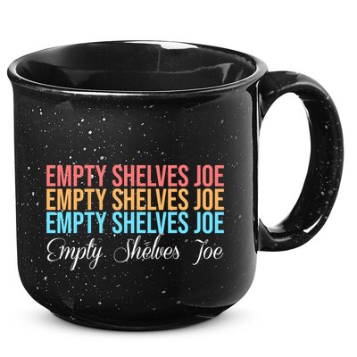 Empty Shelves Joe Retro Signature 15oz Campfire Ceramic Mug