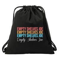 Empty Shelves Joe Retro Signature Drawstring Bag