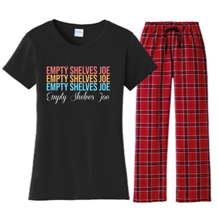 Empty Shelves Joe Retro Signature Women's Flannel Pajama Set