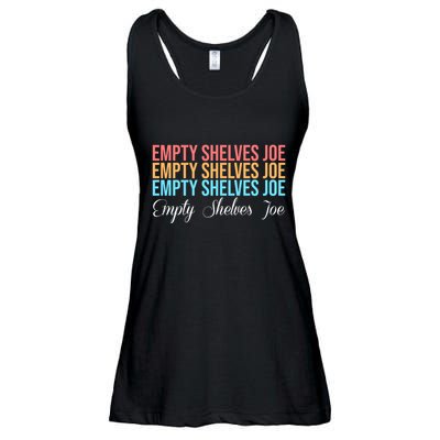 Empty Shelves Joe Retro Signature Ladies Essential Flowy Tank