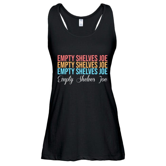 Empty Shelves Joe Retro Signature Ladies Essential Flowy Tank