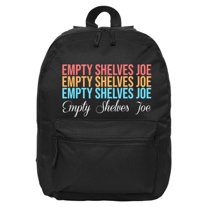 Empty Shelves Joe Retro Signature 16 in Basic Backpack