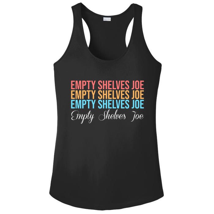 Empty Shelves Joe Retro Signature Ladies PosiCharge Competitor Racerback Tank