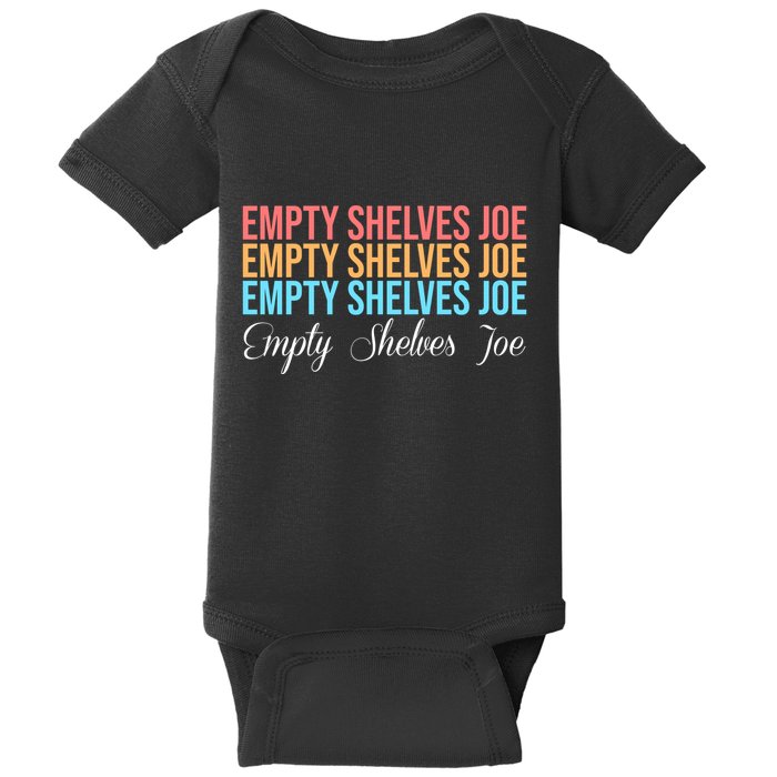 Empty Shelves Joe Retro Signature Baby Bodysuit
