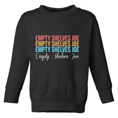 Empty Shelves Joe Retro Signature Toddler Sweatshirt