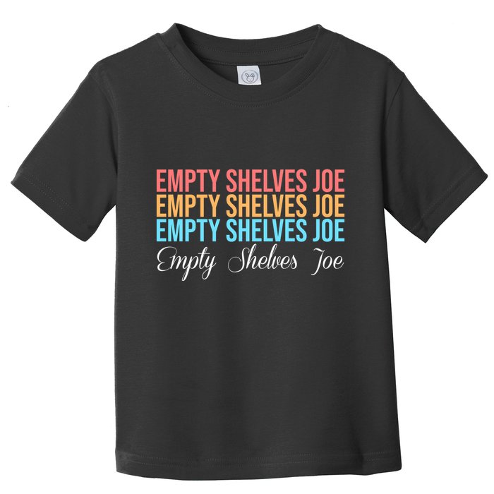Empty Shelves Joe Retro Signature Toddler T-Shirt