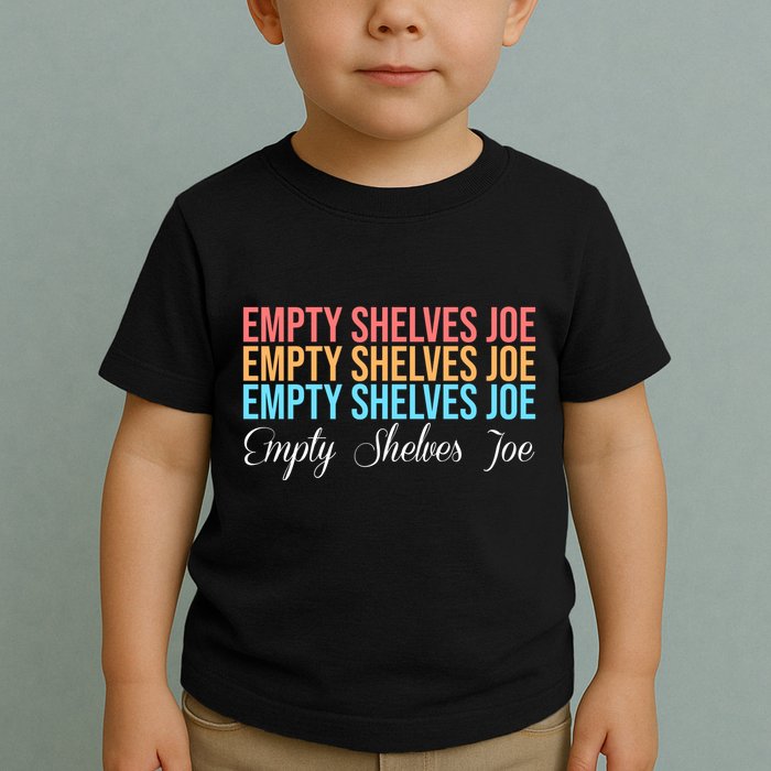Empty Shelves Joe Retro Signature Toddler T-Shirt