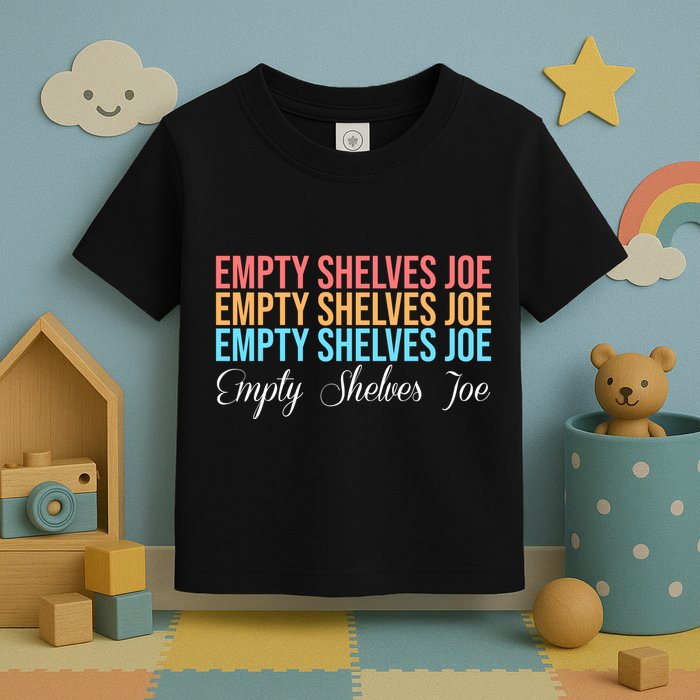 Empty Shelves Joe Retro Signature Toddler T-Shirt