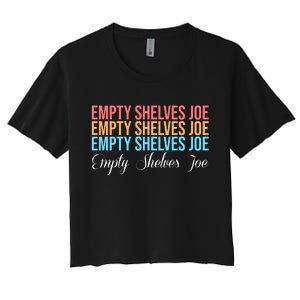 Empty Shelves Joe Retro Signature Women's Crop Top Tee