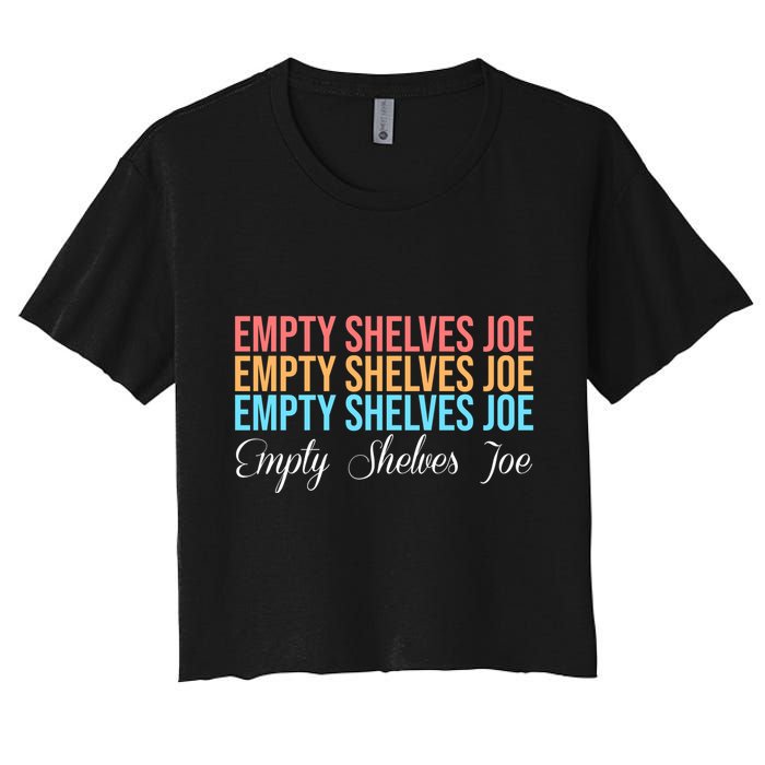Empty Shelves Joe Retro Signature Crop Top