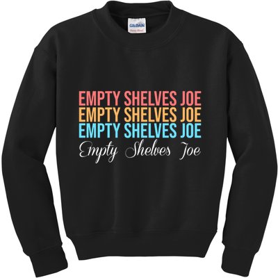 Empty Shelves Joe Retro Signature Kids Sweatshirt