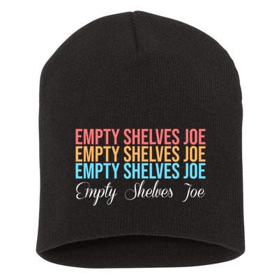 Empty Shelves Joe Retro Signature Short Acrylic Beanie