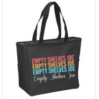 Empty Shelves Joe Retro Signature Zip Tote Bag