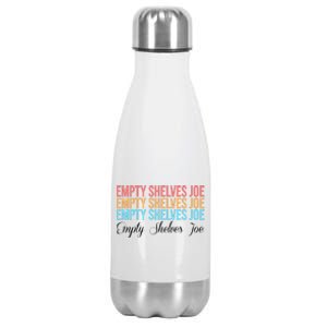 Empty Shelves Joe Retro Signature Stainless Steel Insulated Water Bottle