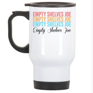 Empty Shelves Joe Retro Signature Stainless Steel Travel Mug