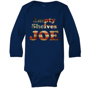 Empty Shelves Joe USA Blend Baby Long Sleeve Bodysuit