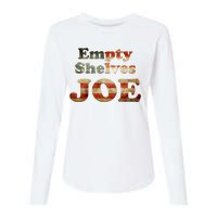 Empty Shelves Joe USA Blend Womens Cotton Relaxed Long Sleeve T-Shirt