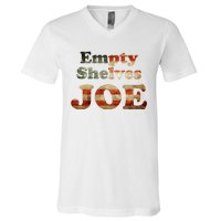 Empty Shelves Joe USA Blend V-Neck T-Shirt