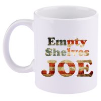 Empty Shelves Joe USA Blend 11oz C Handle Ceramic Mug