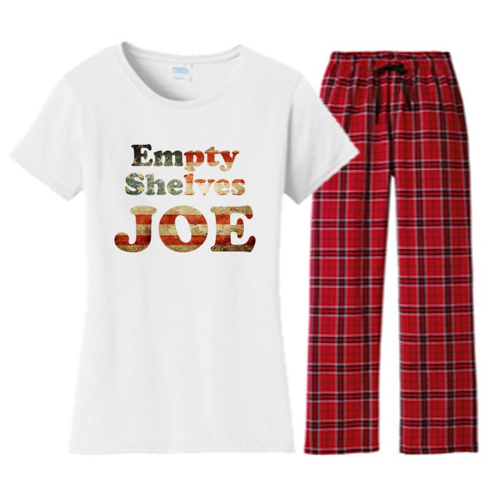 Empty Shelves Joe USA Blend Women's Flannel Pajama Set