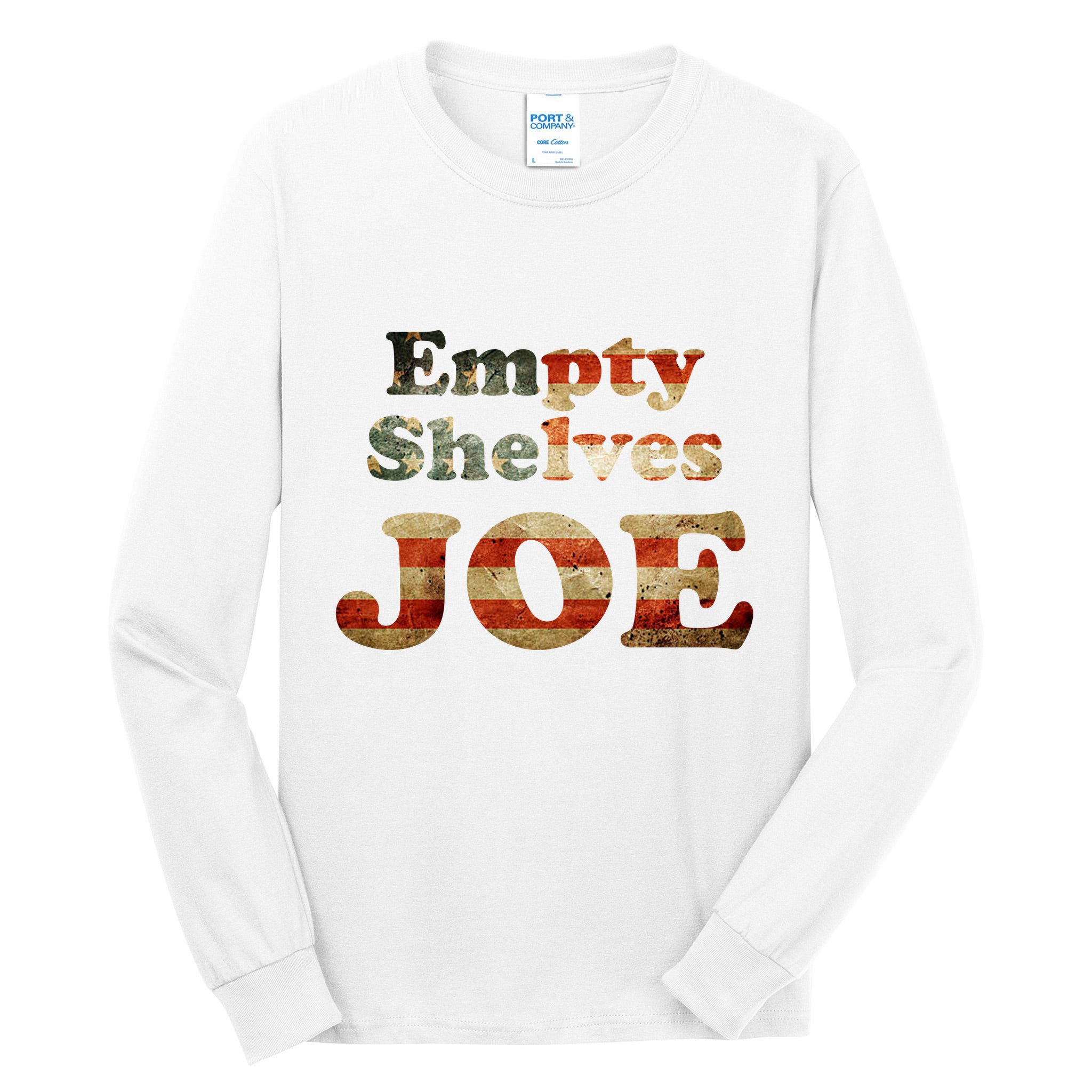 Empty Shelves Joe USA Blend Tall Long Sleeve T-Shirt