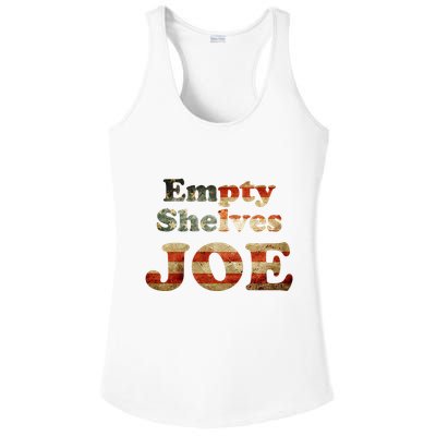 Empty Shelves Joe USA Blend Ladies PosiCharge Competitor Racerback Tank