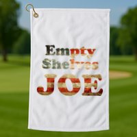 Empty Shelves Joe USA Blend Golf Towel