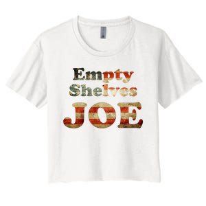 Empty Shelves Joe USA Blend Women's Crop Top Tee