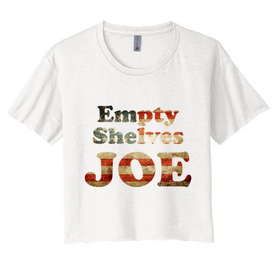 Empty Shelves Joe USA Blend Crop Top