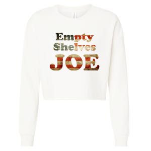 Empty Shelves Joe USA Blend Cropped Pullover Crew