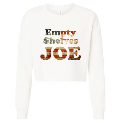 Empty Shelves Joe USA Blend Cropped Pullover Crew