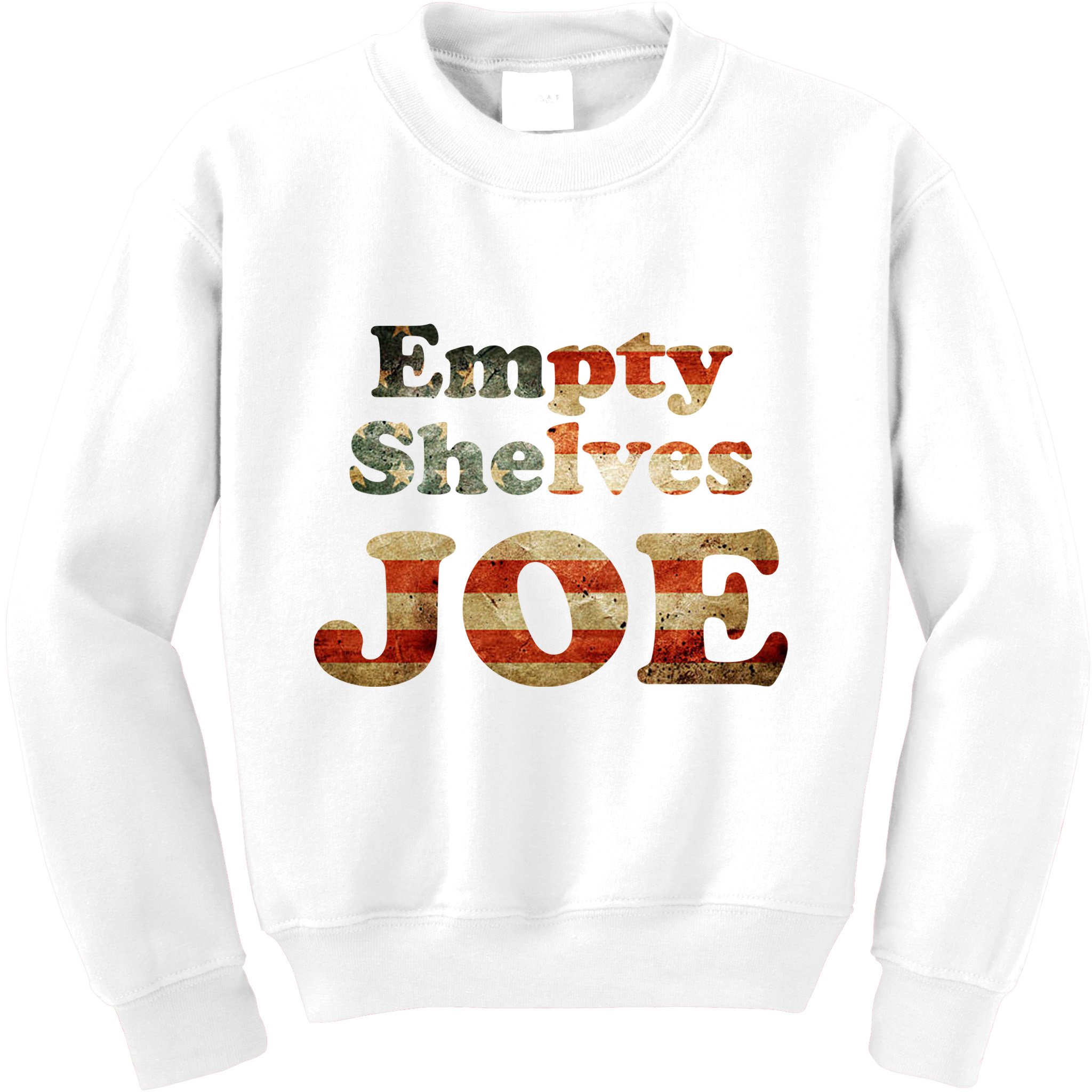 Empty Shelves Joe USA Blend Kids Sweatshirt