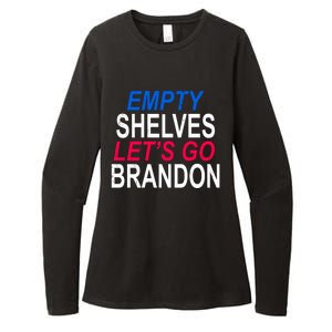 Empty Shelves Joe Let's Go Brandon Funny Anti Biden Womens CVC Long Sleeve Shirt