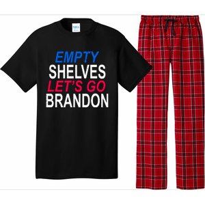 Empty Shelves Joe Let's Go Brandon Funny Anti Biden Pajama Set