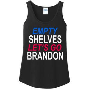 Empty Shelves Joe Let's Go Brandon Funny Anti Biden Ladies Essential Tank