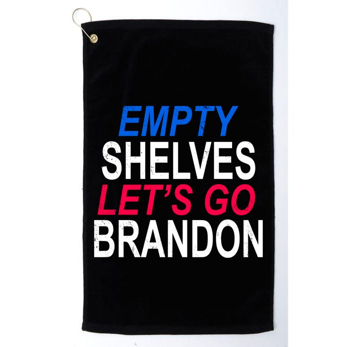 Empty Shelves Joe Let's Go Brandon Funny Anti Biden Golf Towel