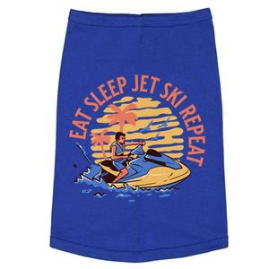 Eat Sleep Jet Ski Repeat Gift Doggie Tank