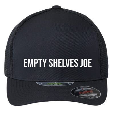 Empty Shelves Joe, Pro Republican, Anti Biden Simple Text Flexfit Unipanel Trucker Cap