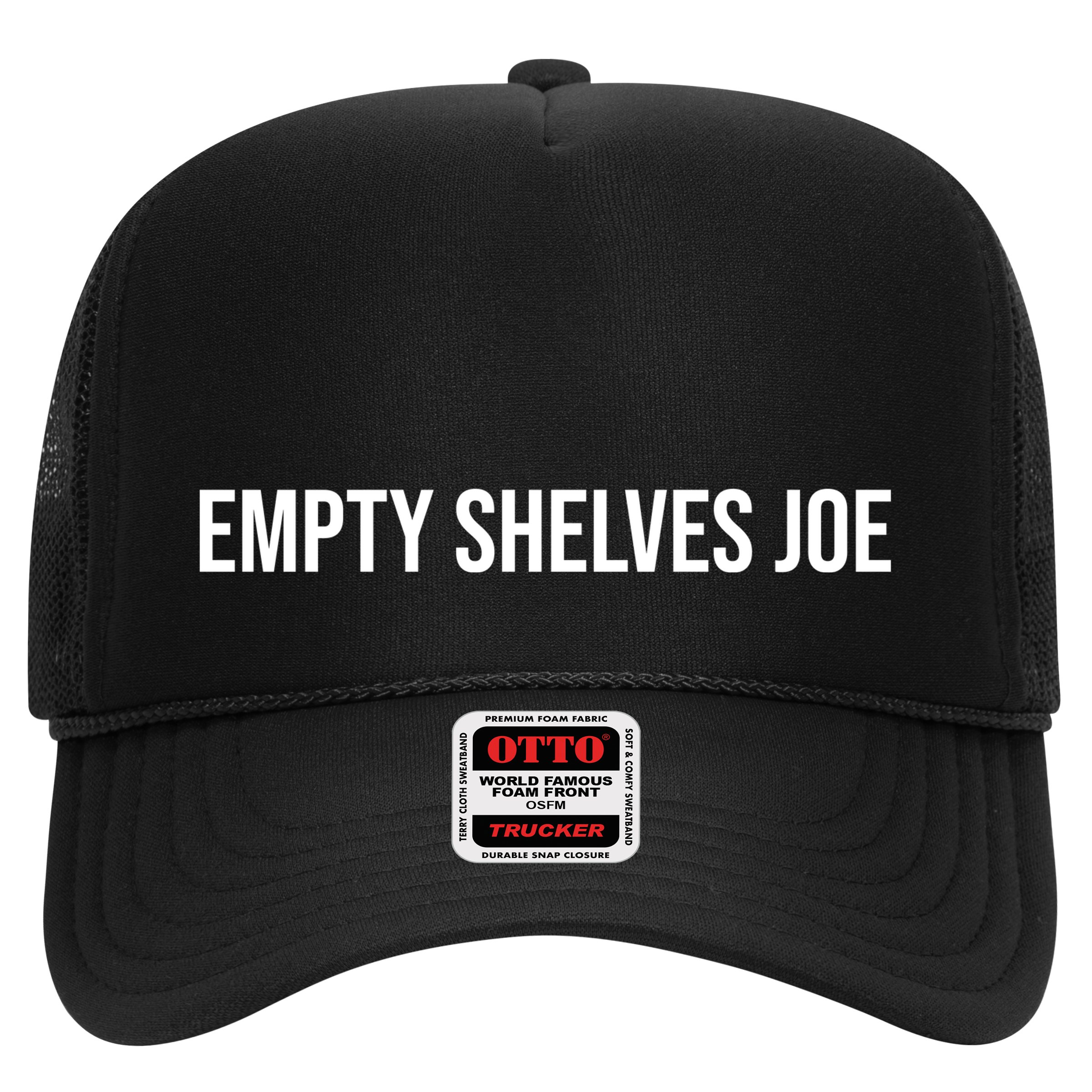 Empty Shelves Joe, Pro Republican, Anti Biden Simple Text Hat
