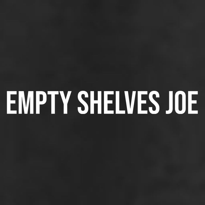 Empty Shelves Joe, Pro Republican, Anti Biden Simple Text Hat