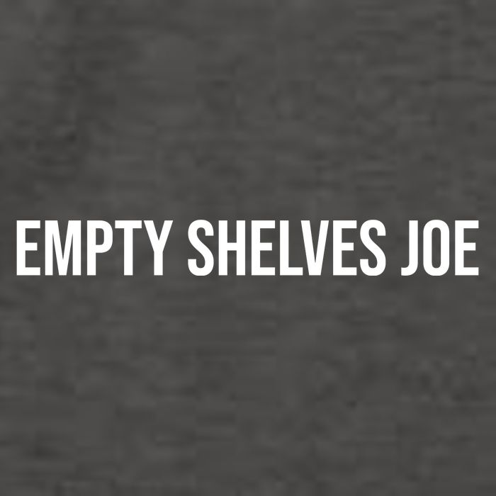 Empty Shelves Joe, Pro Republican, Anti Biden Simple Text Vector Backpack