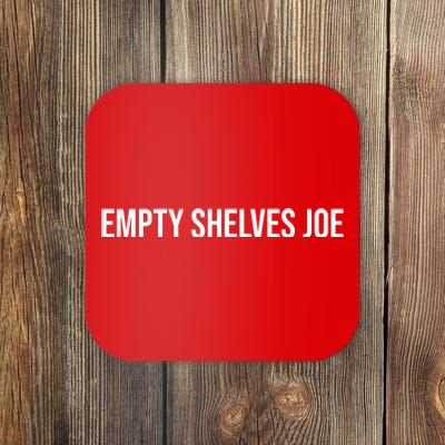 Empty Shelves Joe, Pro Republican, Anti Biden Simple Text Coaster