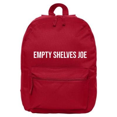 Empty Shelves Joe, Pro Republican, Anti Biden Simple Text 16 in Basic Backpack