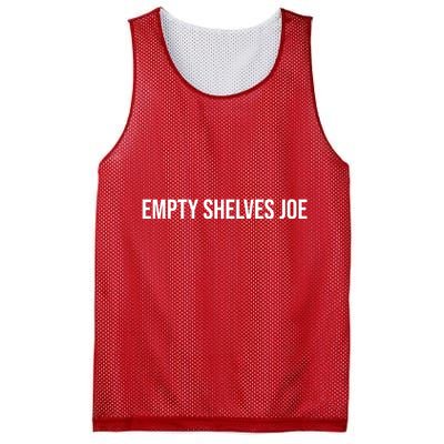 Empty Shelves Joe, Pro Republican, Anti Biden Simple Text Mesh Reversible Basketball Jersey Tank