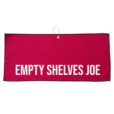 Empty Shelves Joe, Pro Republican, Anti Biden Simple Text Large Microfiber Waffle Golf Towel